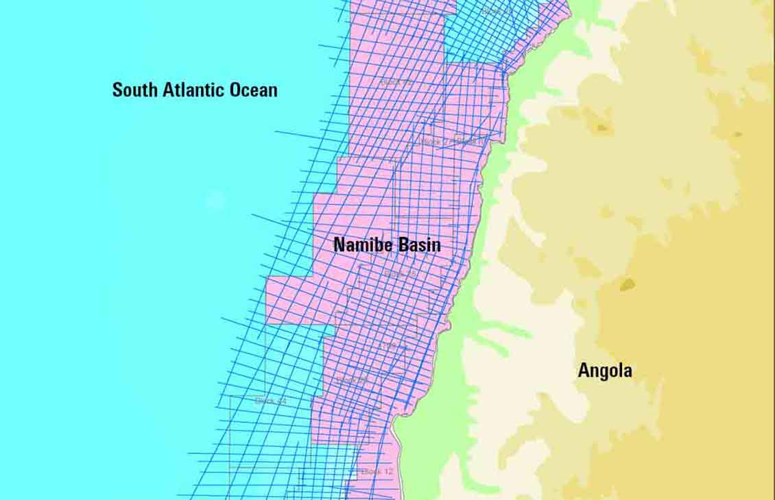 Namibe Basin frontier area