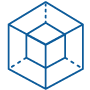 Multiclient data library 3D icon